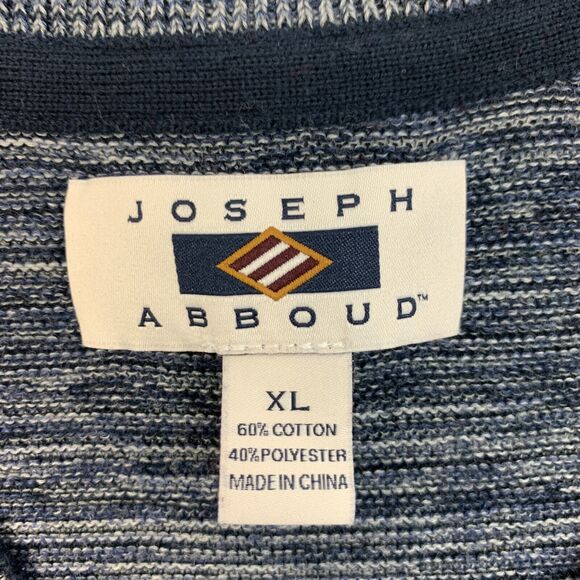 Joseph Abboud Sweater Mens XL Extra Large Spacedye V Neck Pullover Long Sleeve - Picture 5 of 11